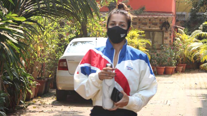 Malaika Arora spotted at Diva Yoga in Bandra