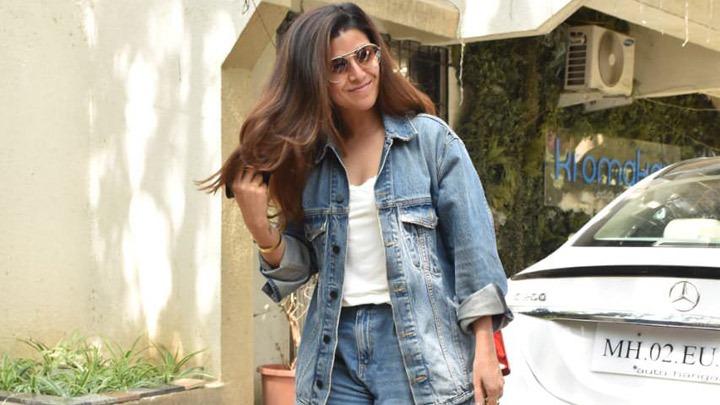 Nimrat Kaur spotted at Kromakay salon in Juhu