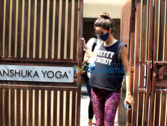 Photos: Ananya Panday spotted at Anshuka yoga