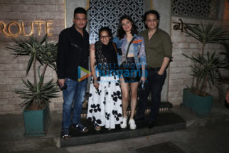 Photos: Bhushan Kumar, Divya Khosla Kumar, Radhika Rao and Vinay Sapru snapped at Bayroute in Juhu