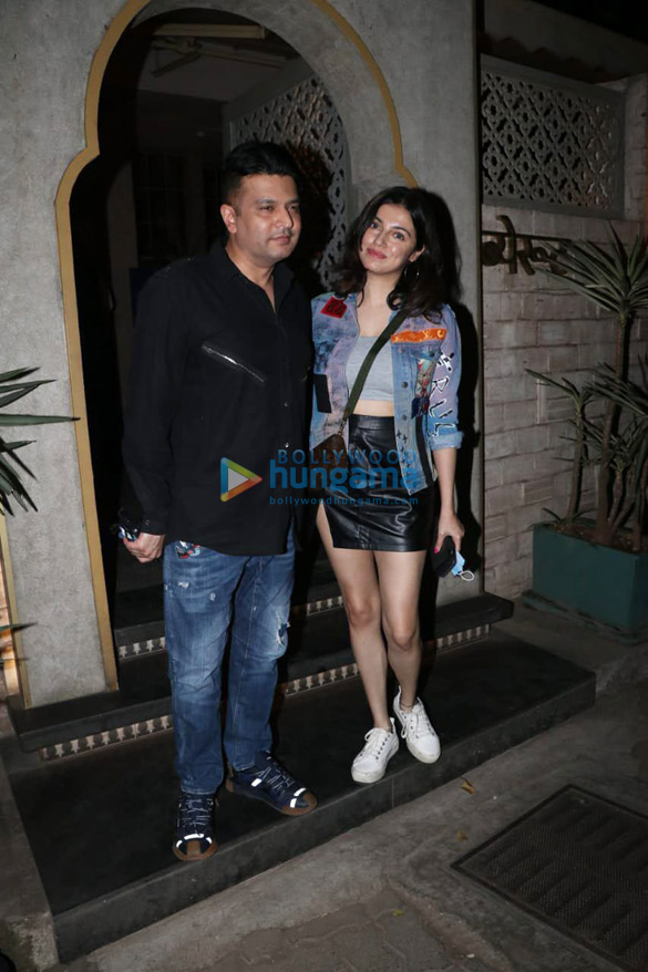 photos bhushan kumar divya khosla radhika rao and vinay sapru snapped at bayroute in juhu 2