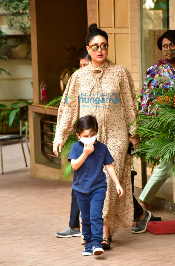 Photos: Kareena Kapoor Khan spotted in Bandra with Taimur Ali Khan