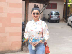 Photos: Prachi Desai and Sanjay Leela Bhansali snapped at dubbing studio in Andheri