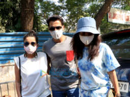 Photos: Rajkummar Rao and Patralekha snapped at Kitchen Garden in Juhu