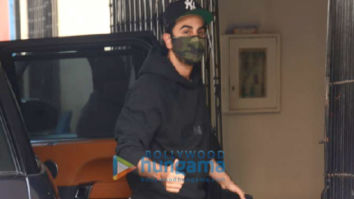 Photos: Ranbir Kapoor and Alia Bhatt snapped at old Dharma office in Khar