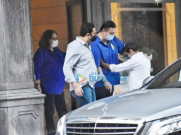 Photos: Randhir Kapoor and Babita Kapoor snapped at Mount Mary