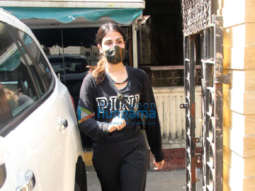 Photos: Rhea Chakraborty spotted at a gym in Bandra