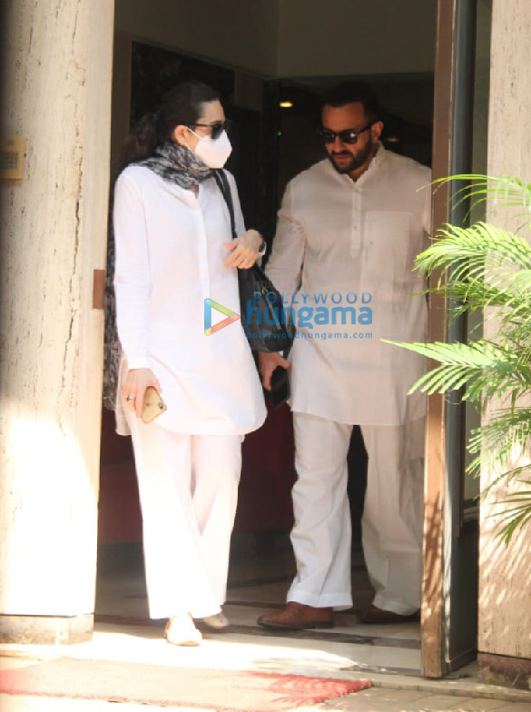 Photos: Saif Ali Khan and Karisma Kapoor spotted in Bandra Photos: Saif Ali Khan and Karisma Kapoor spotted in Bandra
