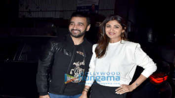 Photos: Shilpa Shetty and Raj Kundra snapped at Mizu restaurant in Bandra