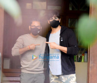 Photos: Sidharth Malhotra and Vishnu Varadhan spotted at a dubbing studio in Bandra