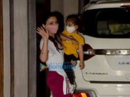 Photos: Soha Ali Khan and daughter Inaaya Naumi Kemmu snapped in Bandra