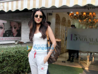 Photos: Sonal Chauhan spotted outside a salon in Bandra