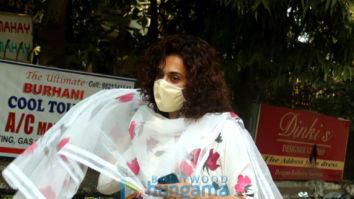 Photos: Taapsee Pannu snapped at Kromakay salon in Juhu