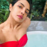 Priyanka Chopra sizzles in red bikini while enjoying some pool time