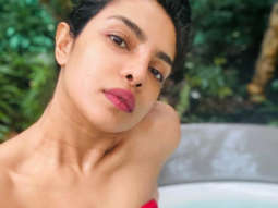 Priyanka Chopra sizzles in red bikini while enjoying some pool time
