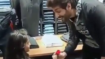 ROSE DAY 2021: Kartik Aaryan receives a rose from an adorable little fan, watch video