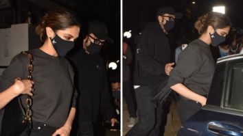Ranveer Singh and Deepika Padukone set couple goals twinning in black during their dinner date