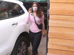 Rhea Chakraborty with brother Showik Chakraborty spotted at gym in Santacruz