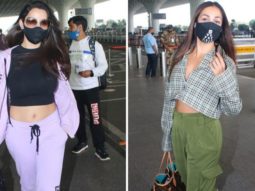 SPOTTED: Nora Fatehi and Malaika Arora at the Airport