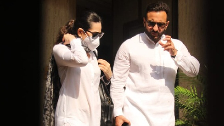 Saif Ali Khan and Karisma Kapoor spotted at Bandra