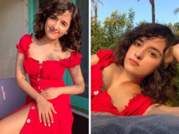 Shirley Setia raises the temperature in sexy mini red dress
