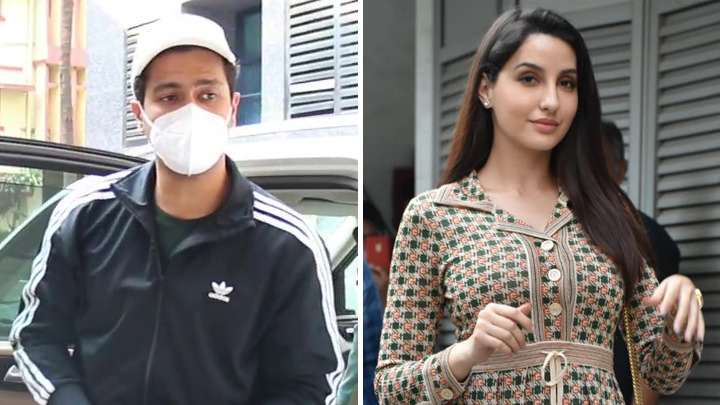 Spotted – Vicky Kaushal & Nora Fatehi at Bandra