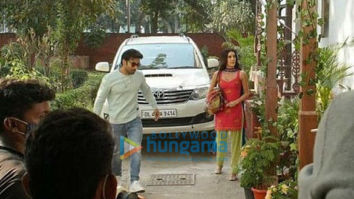 On The Sets Of The Movie Suswagatam Khushamadeed