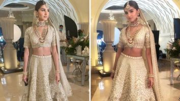 Tara Sutaria’s ethnic love grows stronger with the classic Anita Dongre embellished lehenga worth Rs. 3.1 lakhs