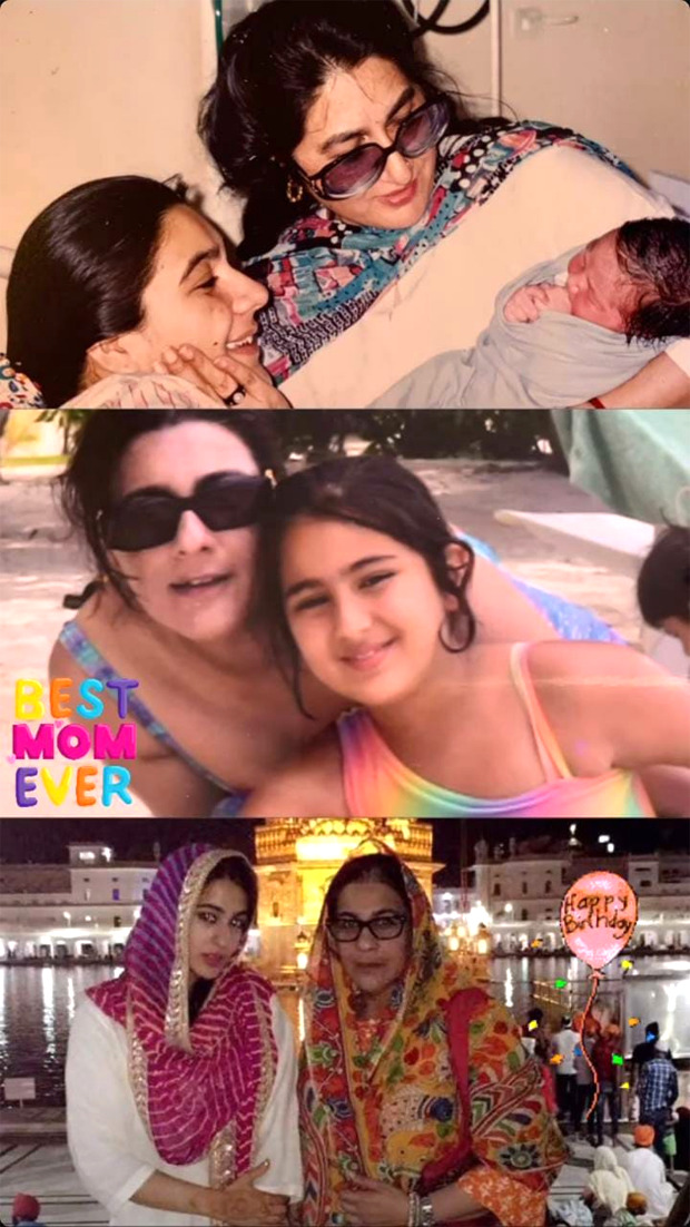 Sara Ali Khan shares childhood and unseen pictures with mother Amrita Singh on her birthday with heartfelt message 