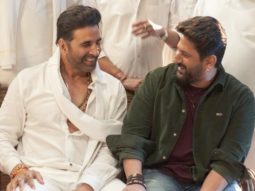 Arshad Warsi shares a still from Bachchan Pandey with Akshay Kumar as he wraps up the shoot of the film
