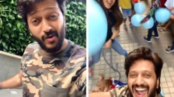 Riteish Deshmukh and Genelia D’souza celebrate their pet dog’s birthday with viral ‘Pawri Ho Rahi Hai’ trend 