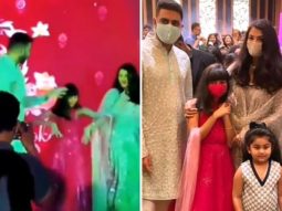 Watch: Aaradhya Bachchan nails the signature step of ‘Desi Girl’ as she dances with Aishwarya Rai and Abhishek Bachchan