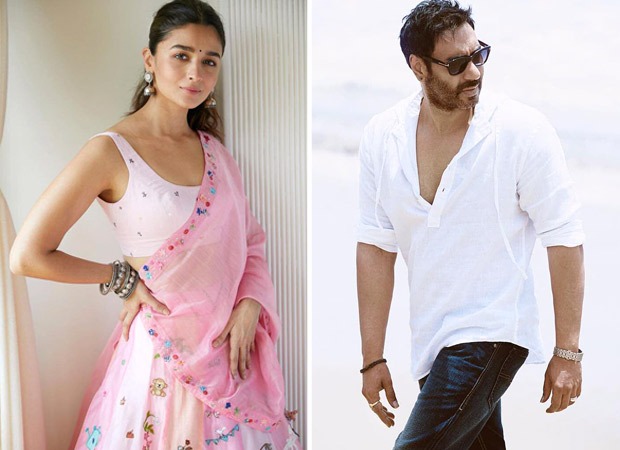 Alia Bhatt & Ajay Devgn face the camera together for the first time