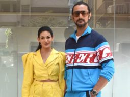 Amyra Dastur and Kunal Kapoor spotted during Koi Jaane Na promotions