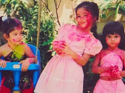 Ananya Panday shares a massive throwback picture with Shanaya Kapoor and Suhana Khan playing Holi as kids