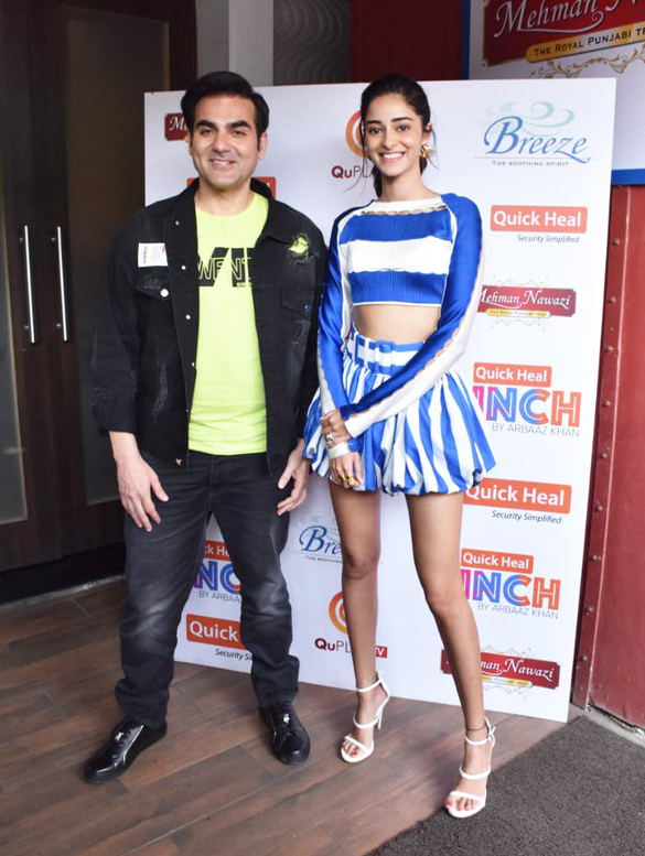 Photos: Ananya Panday snapped for Arbaaz Khan’s chat show in Juhu