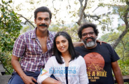 On the sets of the movie Badhaai Do