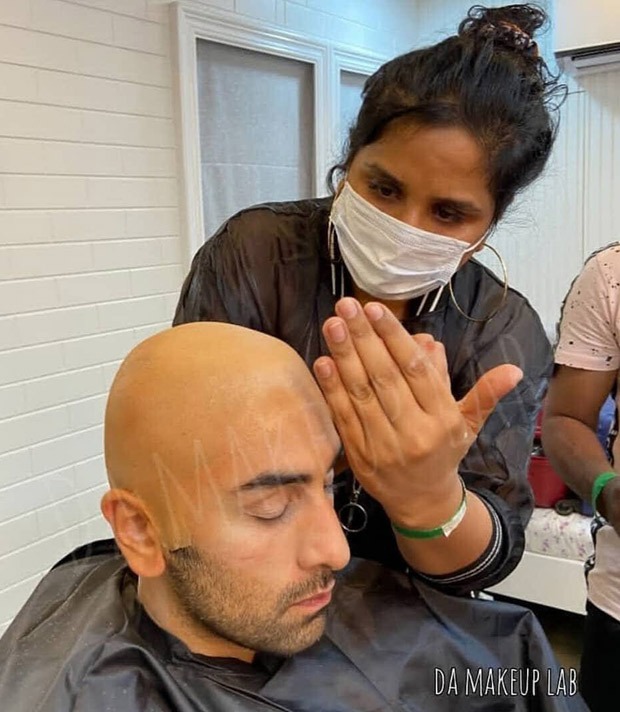 Behind The Scenes Here’s how Ranbir Kapoor transformed into a nosy old man 