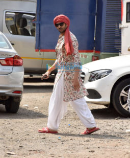 On the sets of the movie Bhool Bhulaiyaa 2
