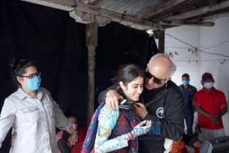 On the sets of the movie Good Luck Jerry