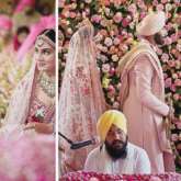 Jasprit Bumrah and Sanjana Ganesan looked resplendent at their wedding in custom Sabysachi couture