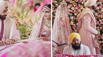 Jasprit Bumrah and Sanjana Ganesan looked resplendent at their wedding in custom Sabysachi couture