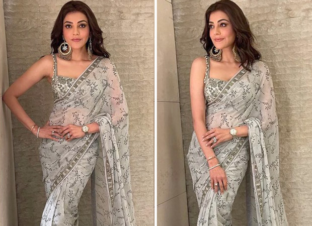 Kajal Aggarwal looks radiant in Arpita Mehta's olive green saree worth Rs.  62,000 for promotions of Mosagallu : Bollywood News - Bollywood Hungama