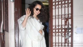 Kangana Ranaut spotted at dubbing studio in Bandra