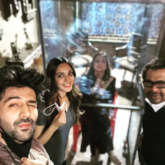 Kartik Aaryan welcomes Tabu back on the sets of Bhool Bhulaiyaa 2 as she brings portable Z++ bio-bubble to shoot
