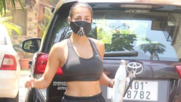 Malaika Arora spotted outside her residence at Bandra