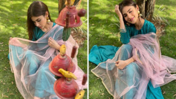 Mouni Roy’s royal green kurta set is worth only Rs. 4399