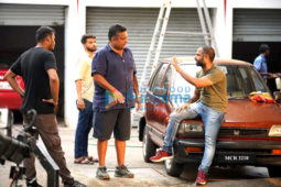 On The Sets Of The Movie Mumbai Saga