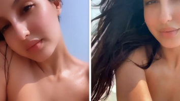 Nora Fatehi sets the temperature soaring in red bikini while chilling on the beach