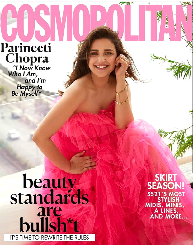 Parineeti Chopra is ready to be the belle of the party in Shehlaa Khan pink tulle dress for Cosmopolitan India cover